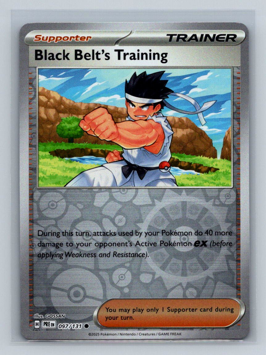 Black Belt's Training - Common SV: Prismatic Evolutions 097/131 NM