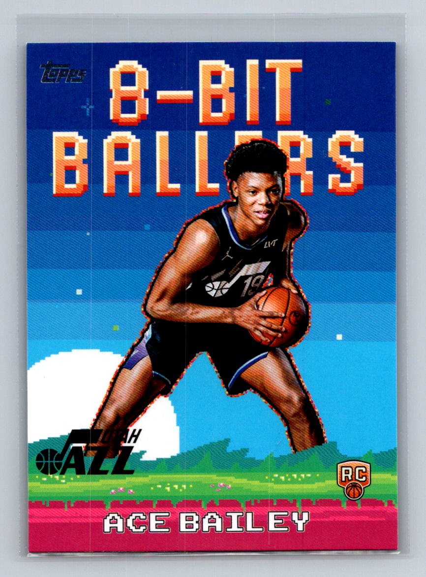Ace Bailey 2025 Topps 8-Bit Ballers 8B-35 NM