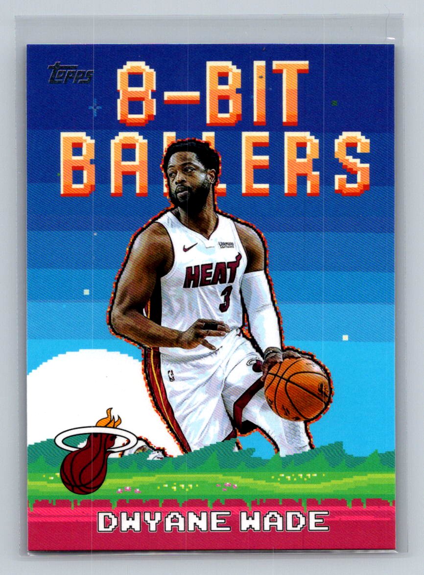Dwyane Wade 2025 Topps 8-Bit Ballers 8B-23 NM