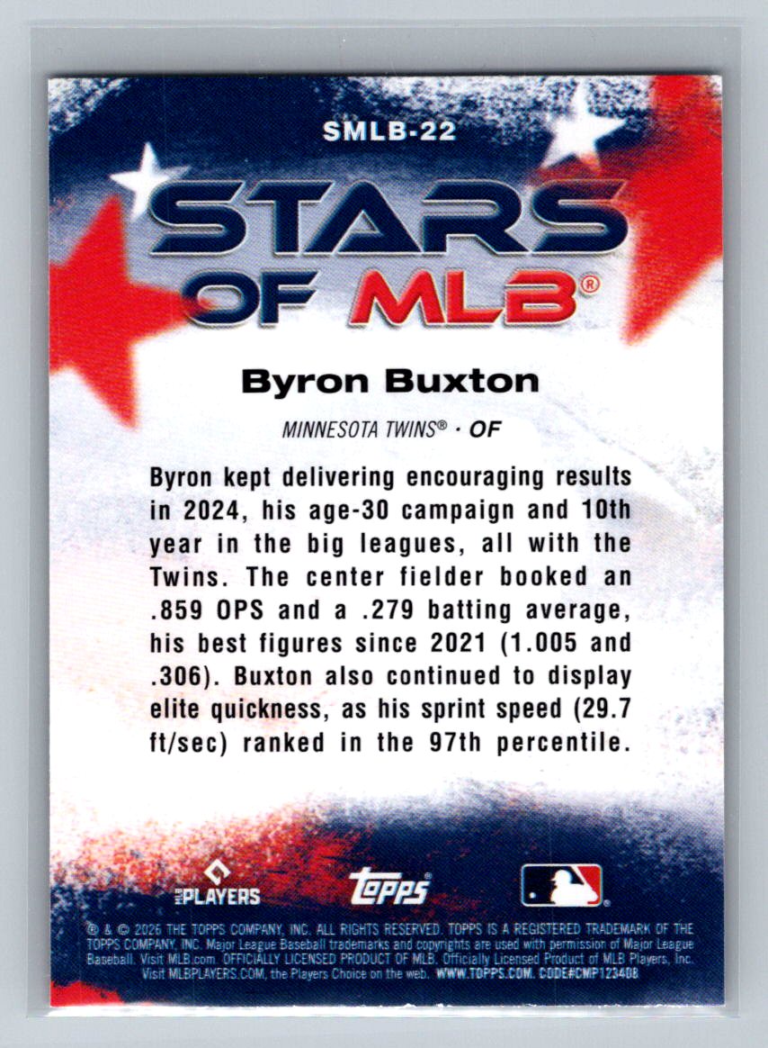 2026 Topps #SMLB-22 Byron Buxton Stars of MLB