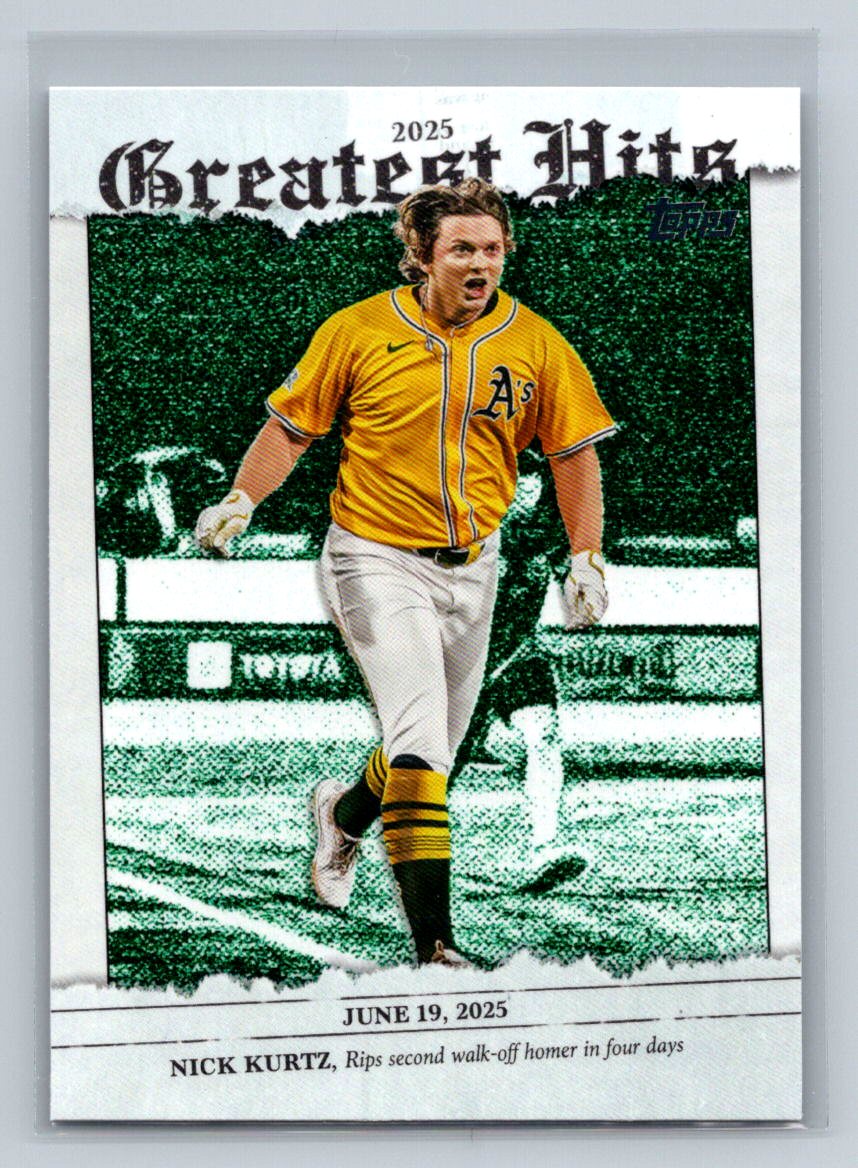 2026 Topps #GH-23 Nick Kurtz 2025 Greatest Hits Pink Foil
