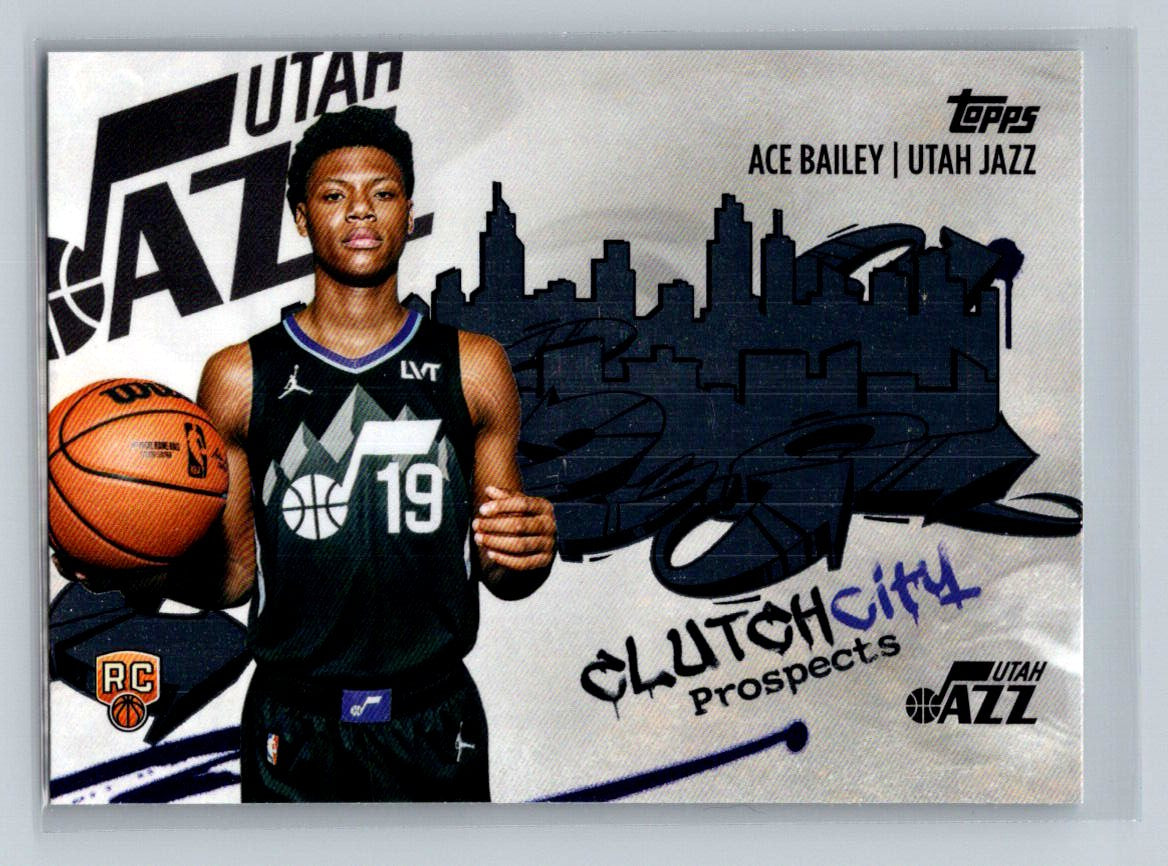 Ace Bailey 2025 Topps Clutch City Prospect CC-5 NM