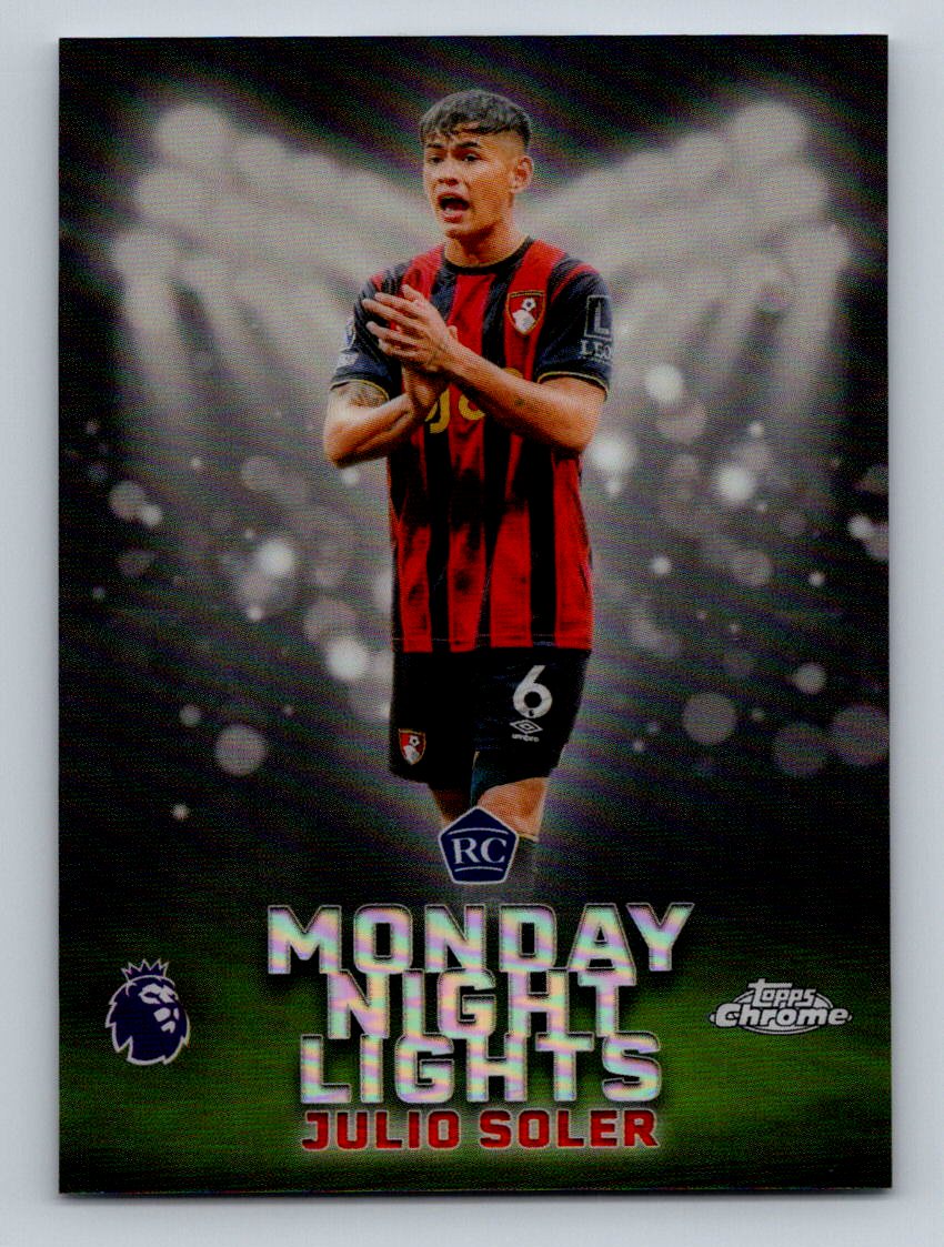 Topps Chrome Premier League 2026 Monday Night Lights Julio Soler MNL-17