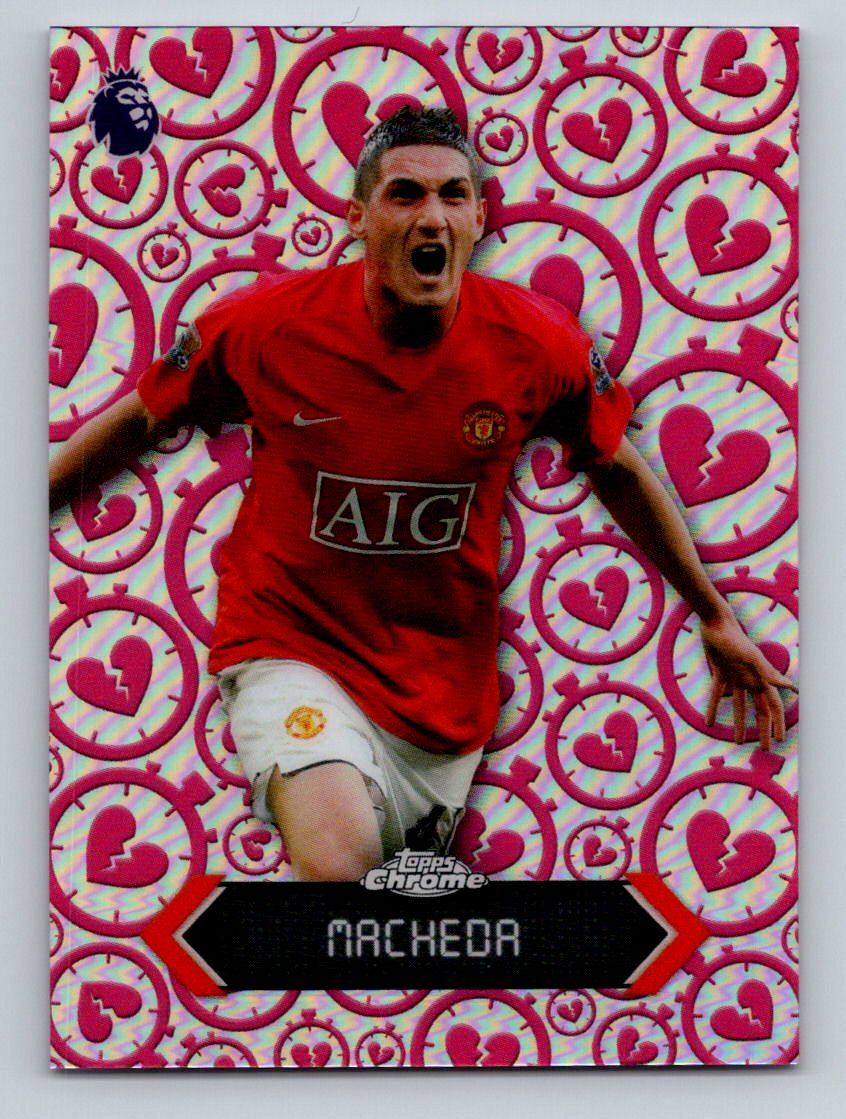 Federico Macheda 2026 Topps Chrome Premier League Stoppage Time Heartbreaker STH-17 NM