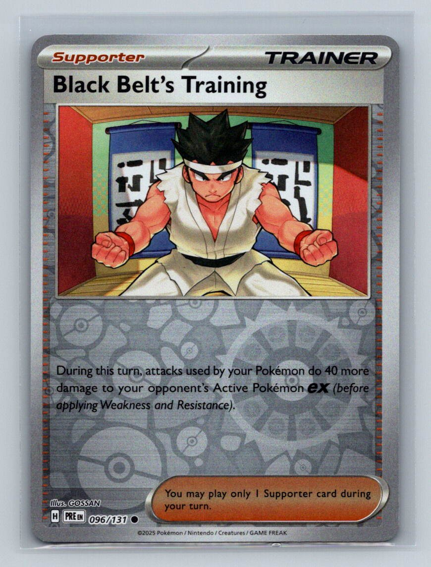 Black Belt's Training - Common SV: Prismatic Evolutions 096/131 NM