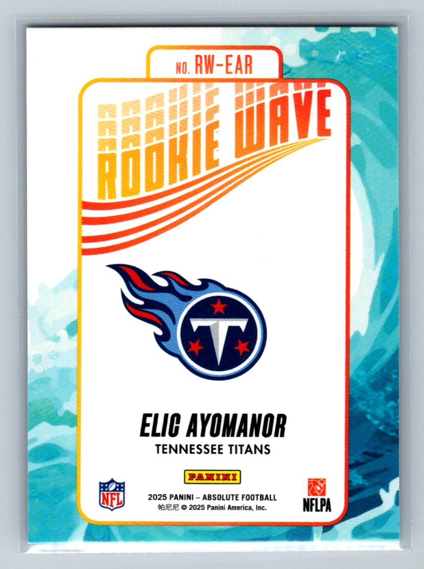 2025 Panini Absolute - Rookie Wave Elic Ayomanor #RW-EAR (RC)