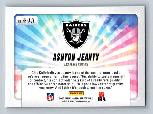 2025 Panini Absolute - Hog Heaven Ashton Jeanty #HH-AJY (RC)