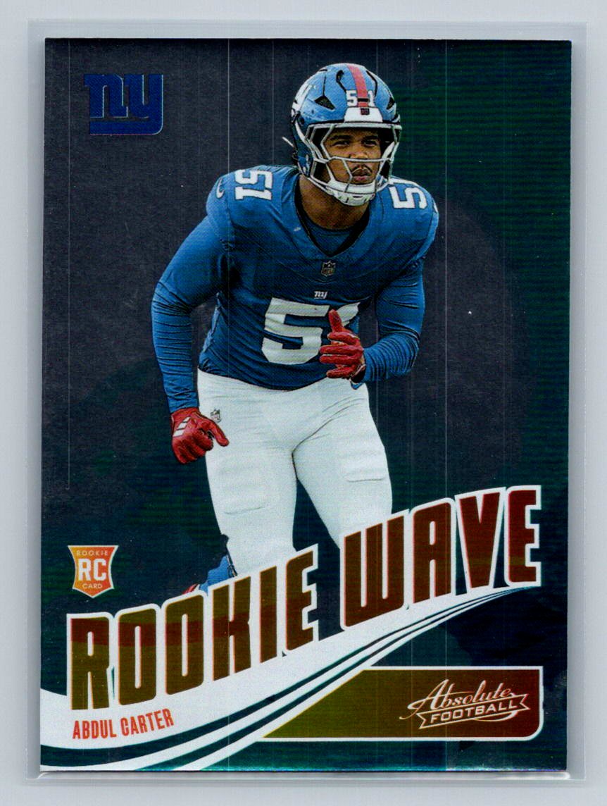 2025 Panini Absolute - Rookie Wave Abdul Carter #RW-ACR (RC)