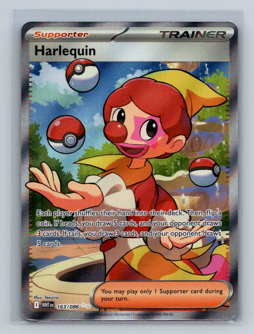 Pokemon TCG Harlequin (Full Art) 163/086 Sv: White Flare Ultra Rare