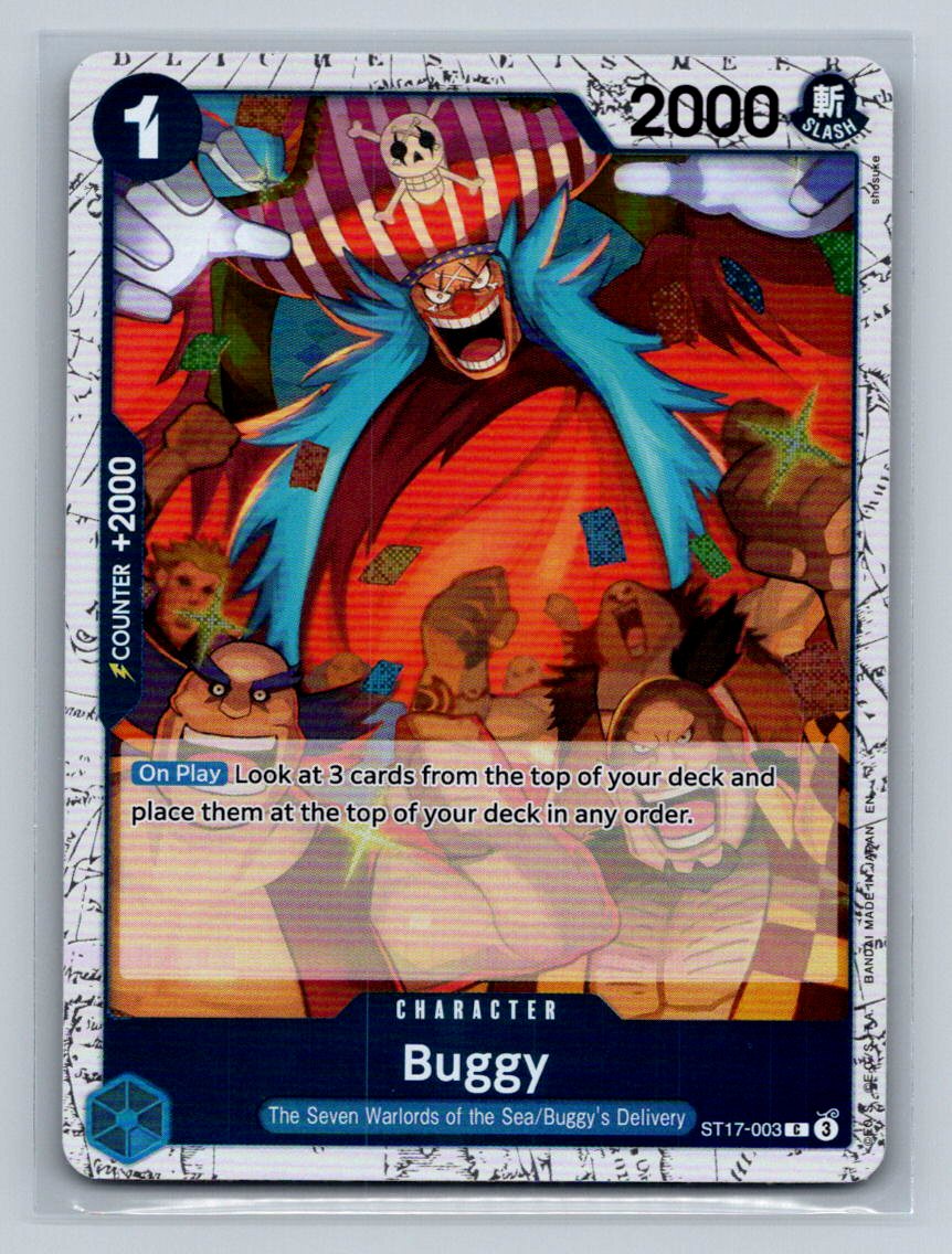 Buggy ST17-003 C Blue Donquixote Doflamingo One Piece cards game