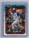 2024 Topps Holiday RONALD ACUNA Jr Atlanta Braves Hidden Elf Variation # HE-18
