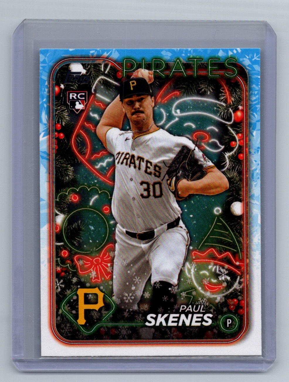 PAUL SKENES- 2024 Topps Holiday🔥ROOKIE CARD🔥#H165