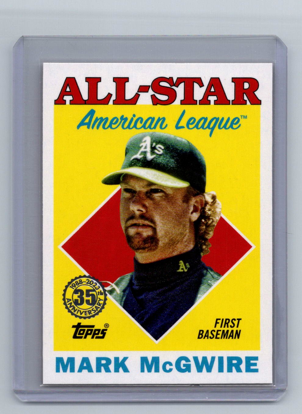 2023 Topps #88AS-33 Mark McGwire 35th Anniversary All-Stars Athletics