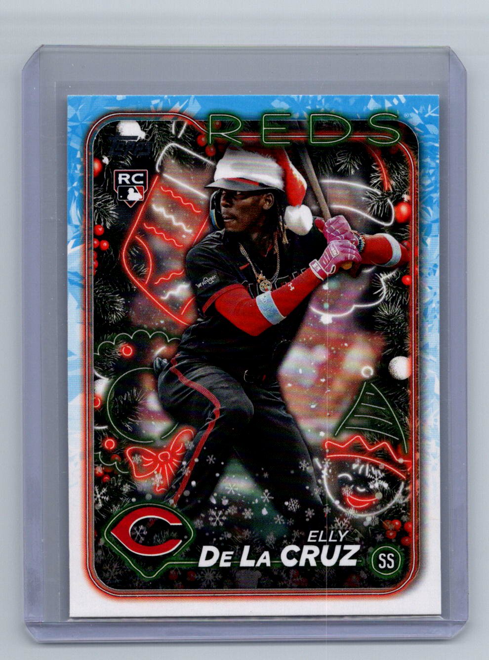 2024 Topps Holiday - Holiday Variation Elly De La Cruz #H102 (RC)2024