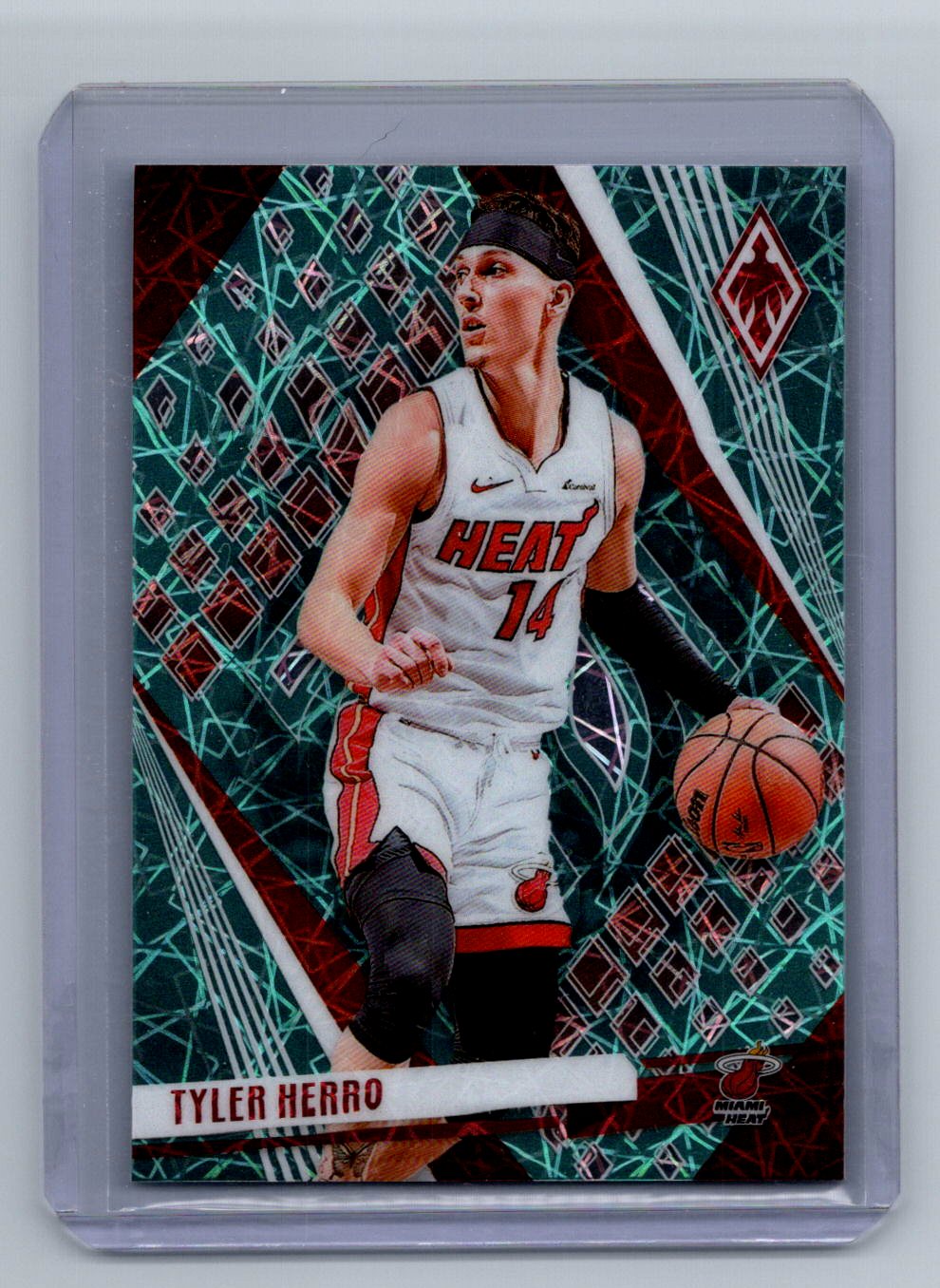 Tyler Herro 2023-24 Panini Phoenix Phoenix Teal Lazer Miami Heat