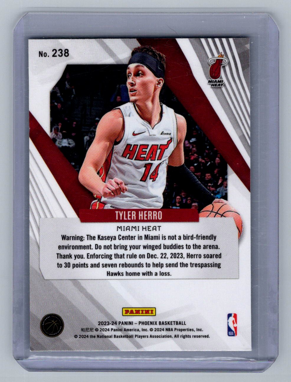 Tyler Herro 2023-24 Panini Phoenix Phoenix Teal Lazer Miami Heat