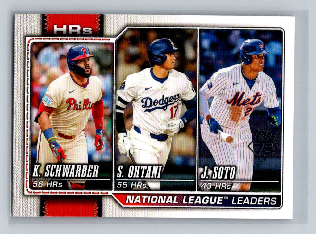2026 Topps #84 League Leaders HRs Kyle Schwarber / Shohei Ohtani / Juan Soto2026 Topps #84 League Leaders HRs Kyle Schwarber / Shohei Ohtani / Juan Soto US $1.49