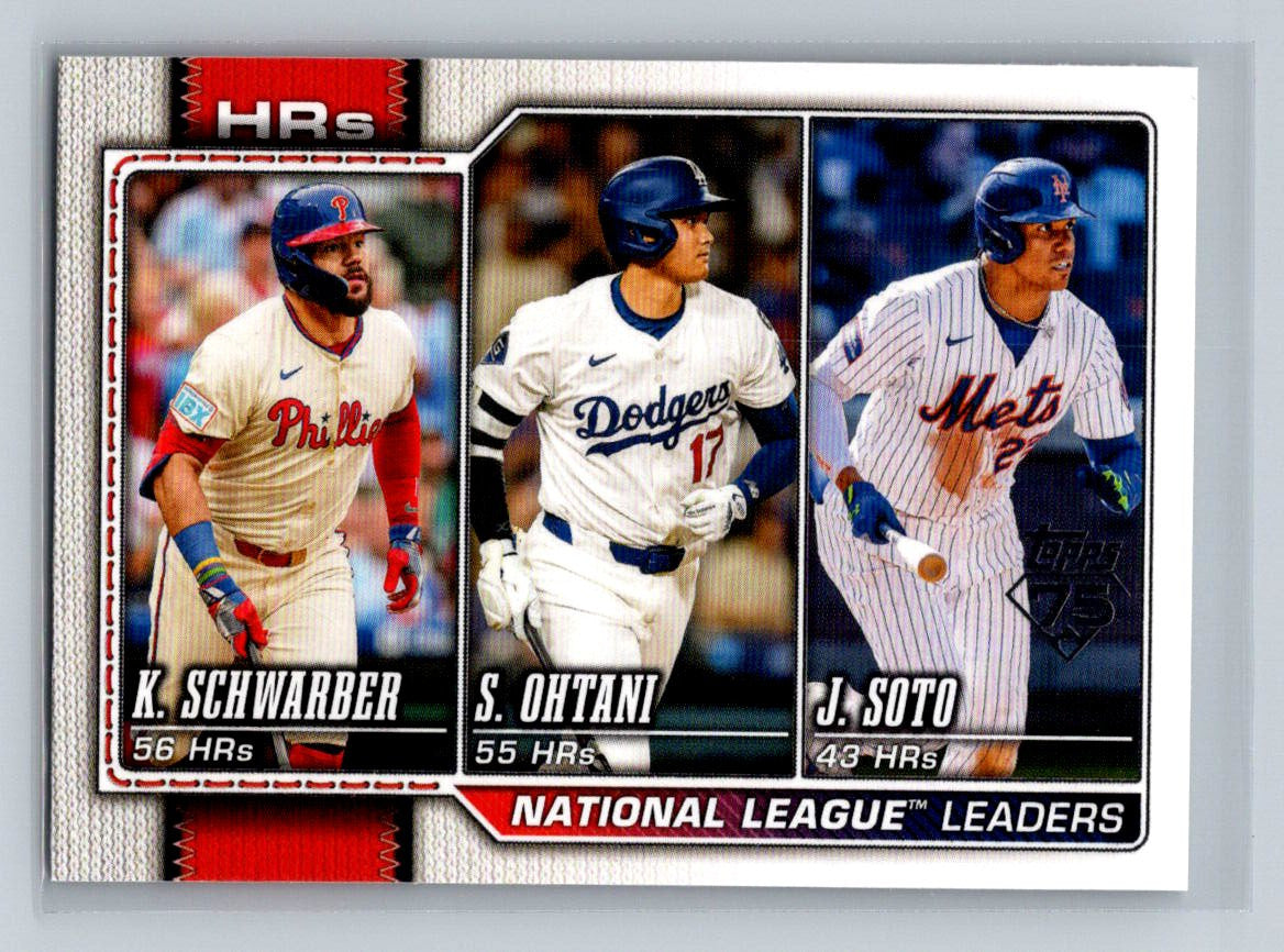 2026 Topps #84 League Leaders HRs Kyle Schwarber / Shohei Ohtani / Juan Soto2026 Topps #84 League Leaders HRs Kyle Schwarber / Shohei Ohtani / Juan Soto US $1.49