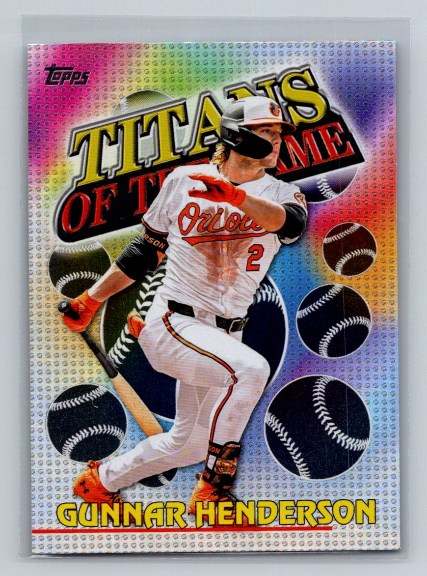 Gunnar Henderson 2026 Topps Series 1 Titans of the Game Foil SP Orioles #TOG-4