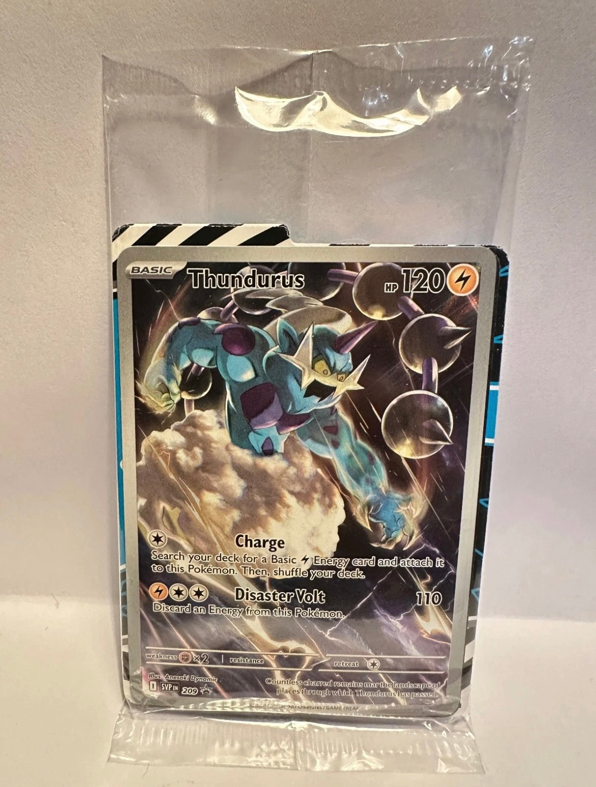 Thundurus 209 Sv: Scarlet & Violet Promo Cards SEALED