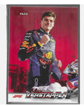 2024 Topps Paddock Pass Formula 1 #51 Max Verstappen Red Foil