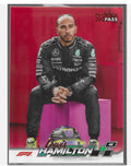 2024 Topps Paddock Pass Formula 1 #6b Lewis Hamilton Red Foil