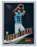 2025 Panini Absolute - Rookie Wave Elic Ayomanor #RW-EAR (RC)
