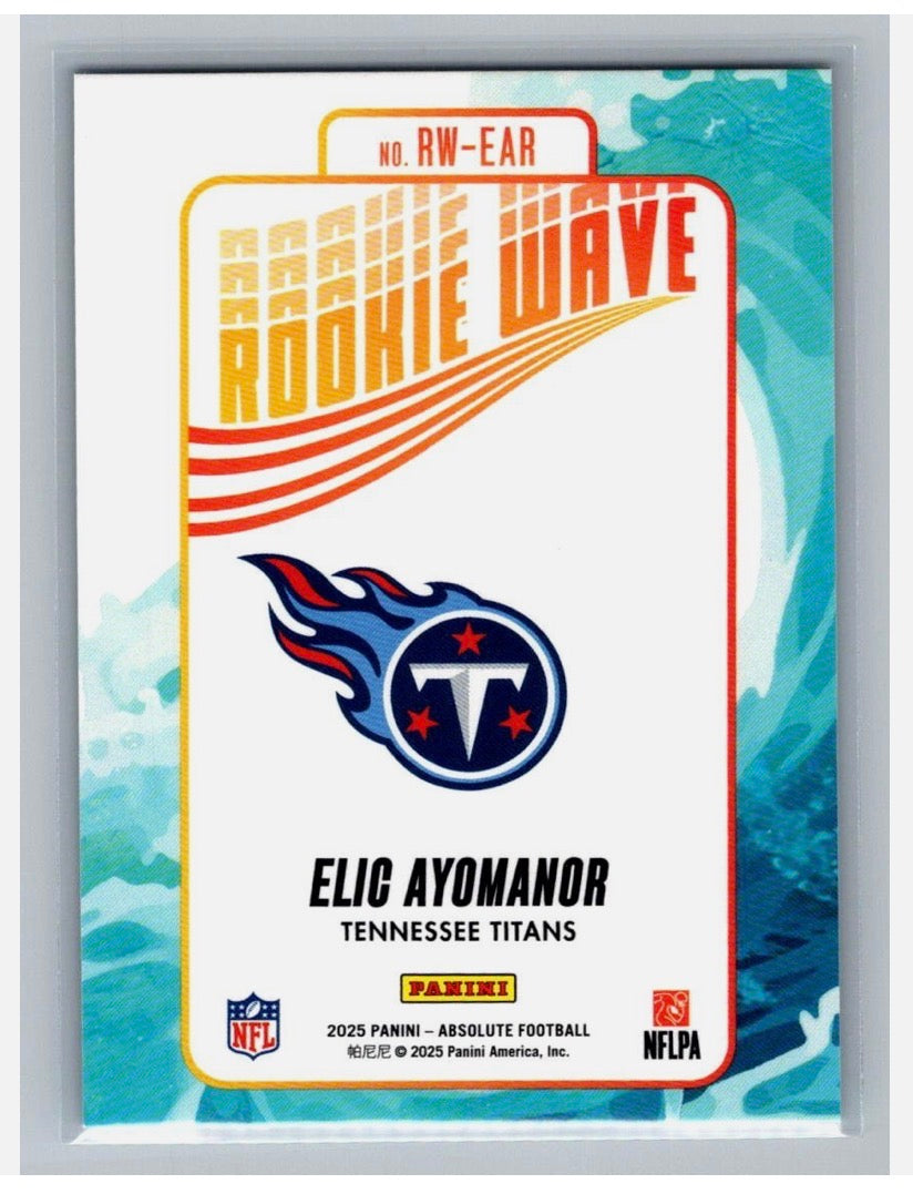 2025 Panini Absolute - Rookie Wave Elic Ayomanor #RW-EAR (RC)