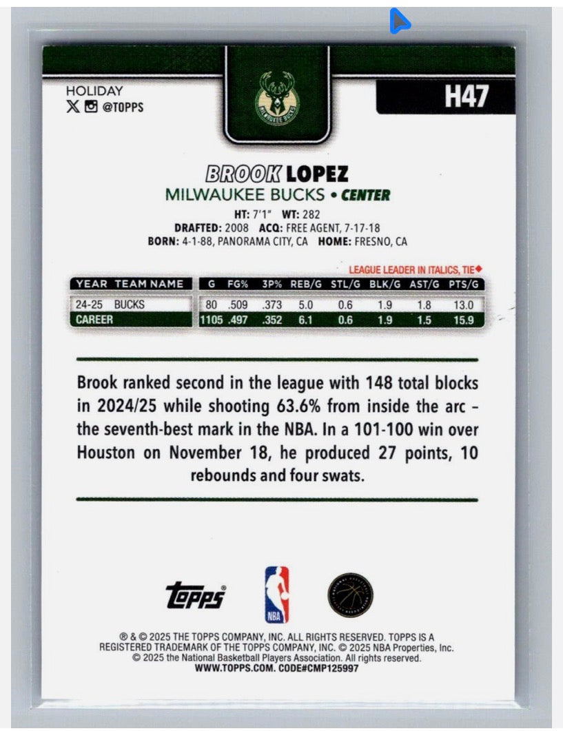 Brook Lopez h47 /99 Purpel