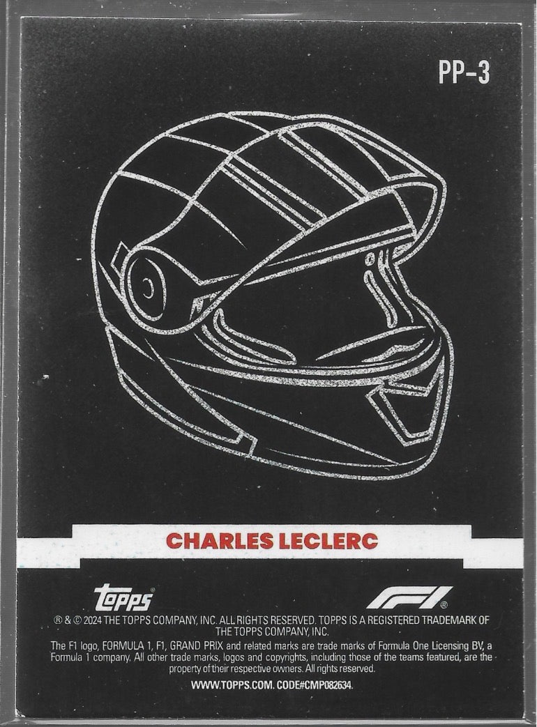2024 Topps Paddock Pass Formula 1 #PP-3 Charles Leclerc Power Packed