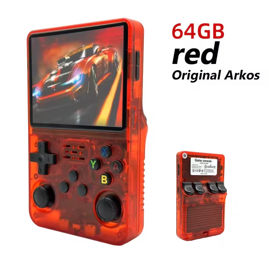 ArKOS R36S Handheld Game Console 64gb 15000 Games 3.5 Inch Mini Portable Video Handheld Game Players
