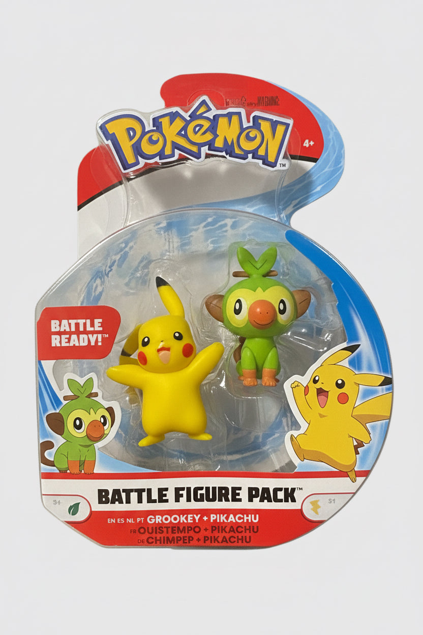 POKEMON Battle Figure Packs PIKACHU/GROOKEY