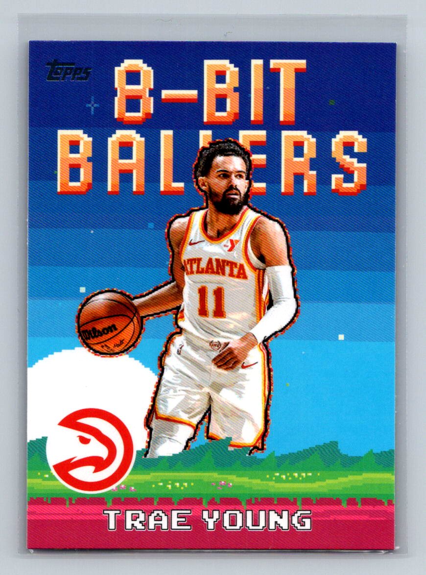 Trae Young 2025 Topps 8-Bit Ballers 8B-6 NM